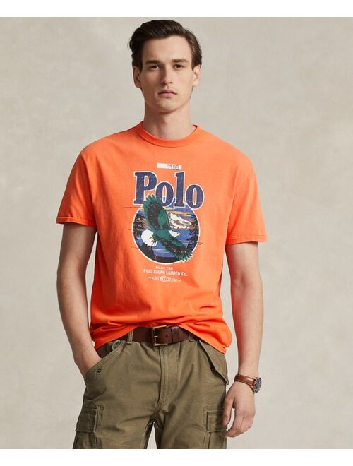 POLO RALPH LAUREN Men's Classic-Fit Jersey Graphic T-Shirt