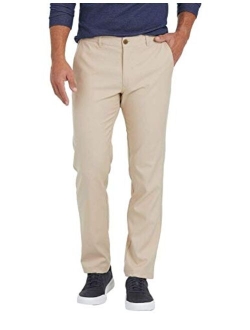 Mizzen+Main Men's Baron Chino Trim Fit Pants - Stretch, Lightweight, & Moisture-Wicking