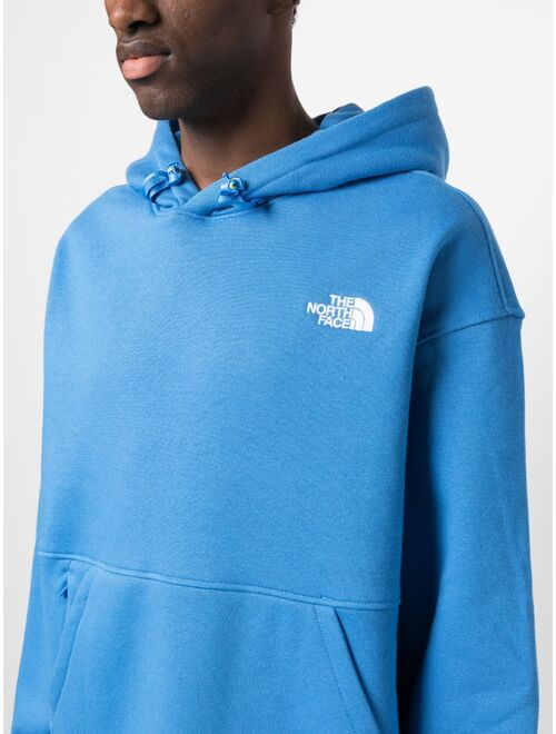 The North Face embroidered-logo long-sleeve hoodie