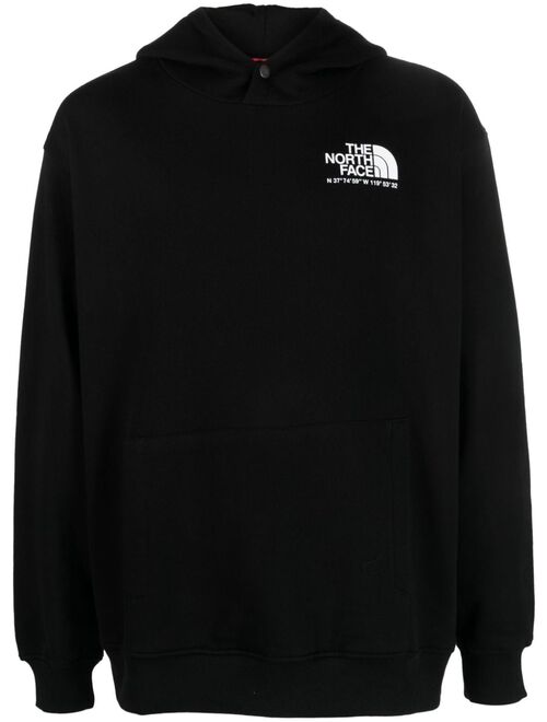 The North Face logo-print cotton hoodie