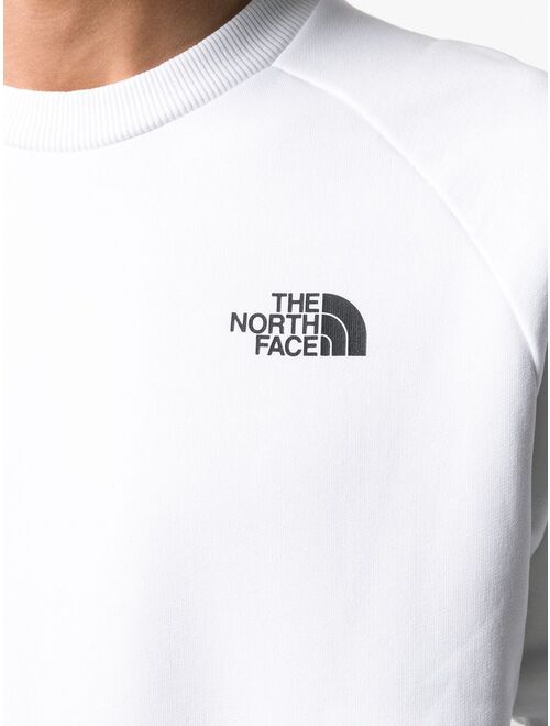 The North Face Raglan Redbox cotton sweatshirt