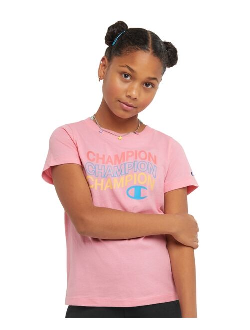 CHAMPION Little Girls Short Sleeve Graphic T-shirt