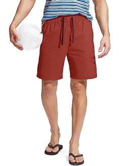 Men's Swim Trunks Quick Dry Bathing Suit Beach Board Shorts for Men with Zipper Pockets and Mesh Lining