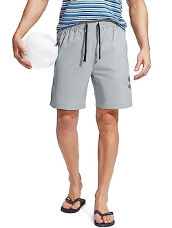 Men's Swim Trunks Quick Dry Bathing Suit Beach Board Shorts for Men with Zipper Pockets and Mesh Lining