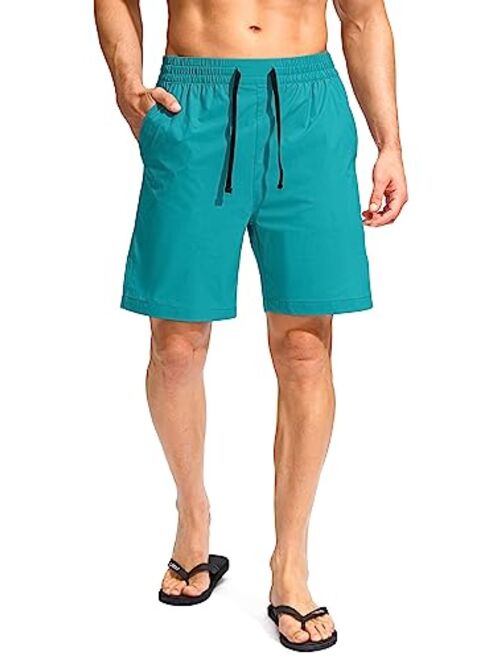 G Gradual Men's Swim Trunks Quick Dry Bathing Suit Beach Board Shorts for Men with Zipper Pockets and Mesh Lining