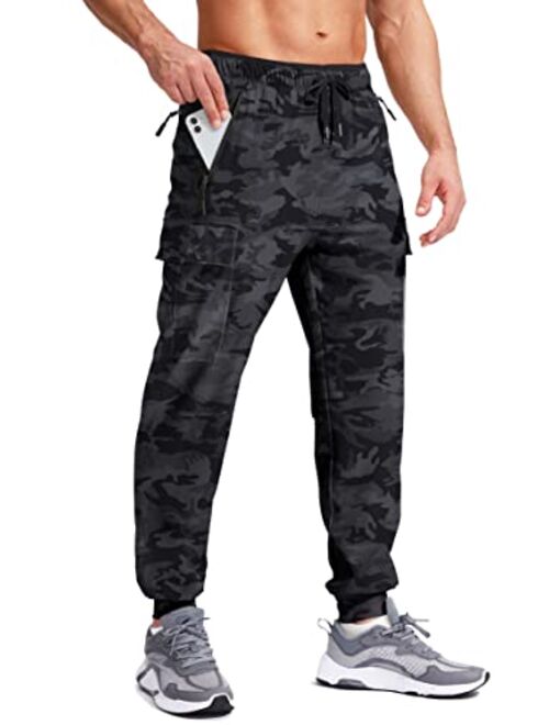 G Gradual Men's Joggers Hiking Cargo Pants Multi Pockets Lightweight Quick Dry Athletic Travel Golf Outdoor