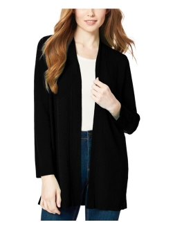 Women's Relaxed V-Neck Open Cardigan