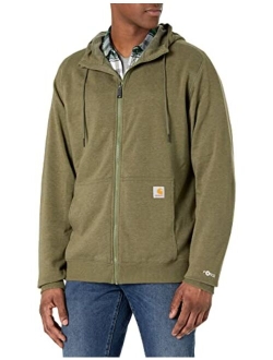 Men's Big and Tall Force Relaxed Fit Lightweight Full-Zip Sweatshirt