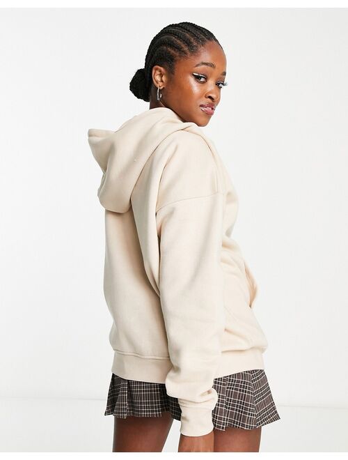 Daisy Street basics oversized hoodie in stone