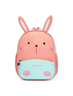 SUN EIGHT Toddler Backpack for Girls Kids Backpack Cute 3D Cartoon School Bag for Baby Girl Boy 1-5 YearsButterfly