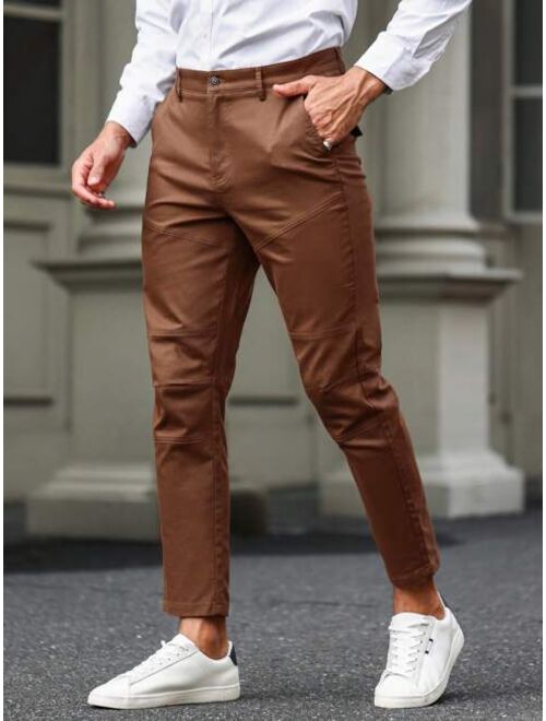 Shein Manfinity Homme Men Slant Pocket Solid Pants