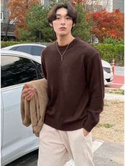 Men Solid Sweater