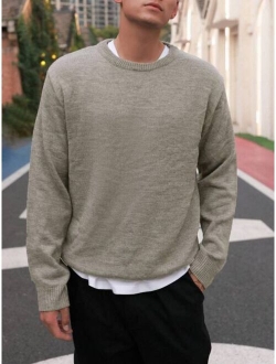 Men Solid Sweater