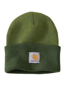 Men's Knit Cuffed Two-Tone Beanie