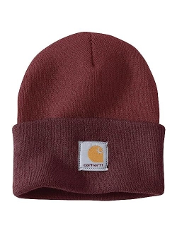 Men's Knit Cuffed Two-Tone Beanie