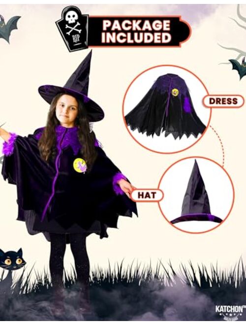 KatchOn, Halloween Witch Costume for Girls - Halloween Witch Dress for Girls | Halloween Costumes for Girls with Black Hat