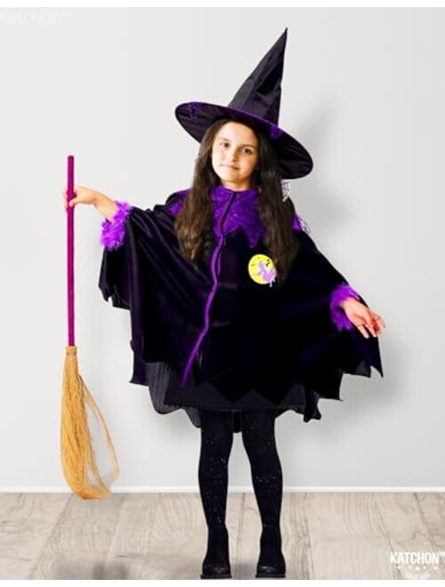 KatchOn, Halloween Witch Costume for Girls - Halloween Witch Dress for Girls | Halloween Costumes for Girls with Black Hat