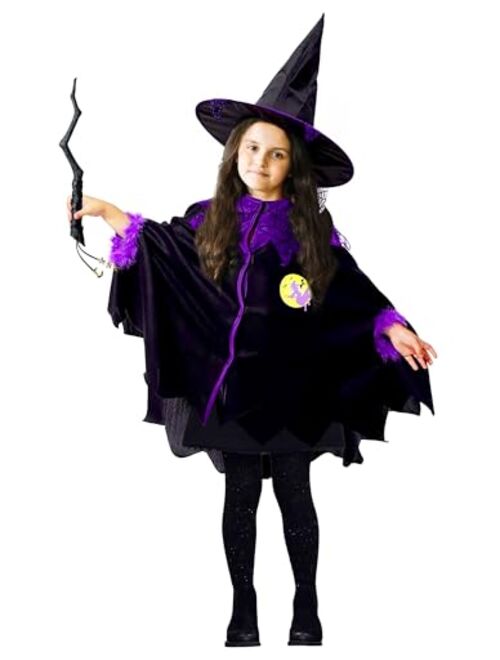 KatchOn, Halloween Witch Costume for Girls - Halloween Witch Dress for Girls | Halloween Costumes for Girls with Black Hat