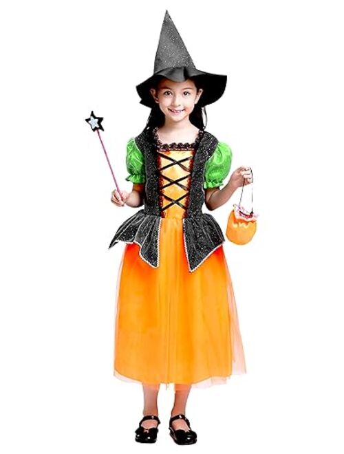 KatchOn, Halloween Witch Costume for Girls - Halloween Witch Dress for Girls | Halloween Costumes for Girls with Black Hat