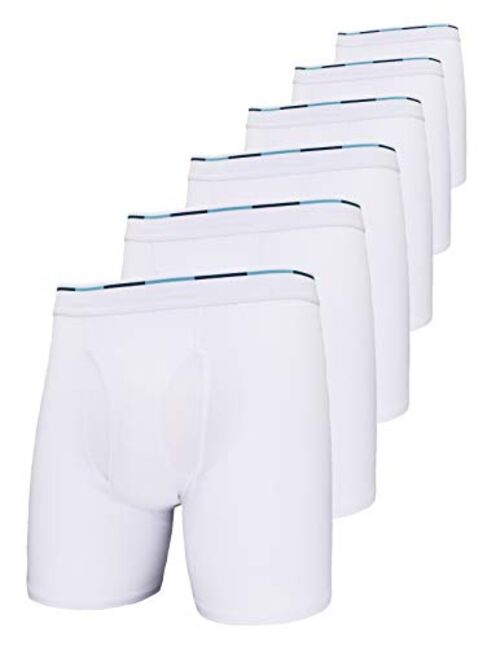 Comfneat Men's Boxer Briefs Stretchy Cotton Spandex Tag Free S-XXL Comfy Underwear