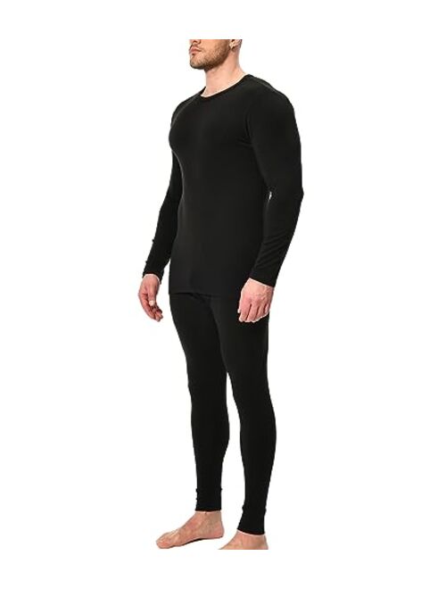 Comfneat Men's Thermal Underwear Base Layer Top & Bottom