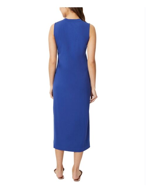 JONES NEW YORK Women's Solid Sleeveless Midi Dress