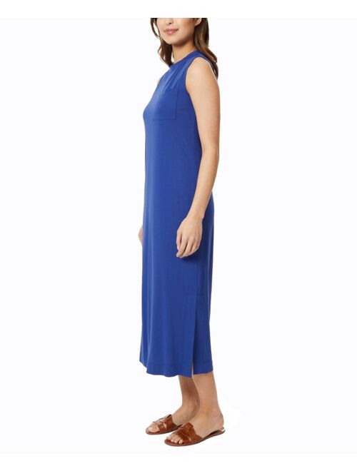 JONES NEW YORK Women's Solid Sleeveless Midi Dress