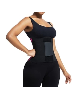 Waist Trainer Belt Waist Cincher Trimmer Ab Belt Velcro Body Shaper with Triple Wrap Women & Men