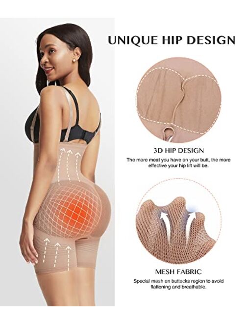 FeelinGirl Butt Lifting Shapewear Fajas Colombianas Body Shaper for Women Tummy Control High Waist Fajas