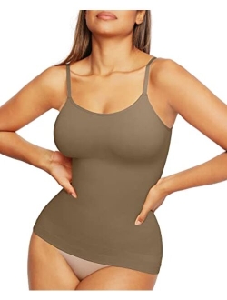 Camisole for Women Tummy Control Cami Shaper Seamless Compression Tank Top Shapewear for Women