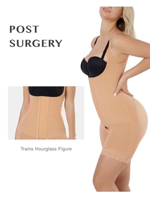 FeelinGirl Fajas Colombianas Stage 2 BBL Post Surgery Compression Garments for Women Full Body Shaper Tummy Control Faja