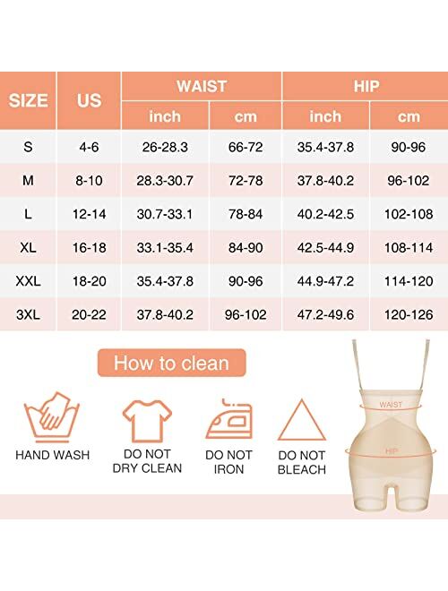 FeelinGirl Shapewear for Women Tummy Control Faja Shorts Cross Compression Body Shaper Seamless Bodysuit