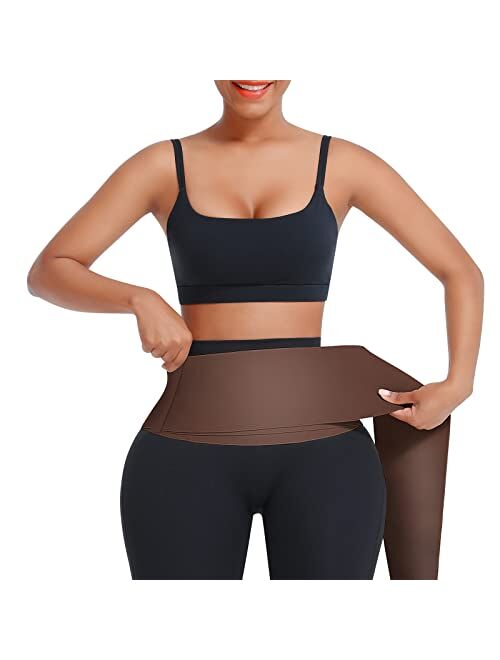 FeelinGirl Waist Trainer Wrap for Women Tummy Control Waist Shaper with Loop