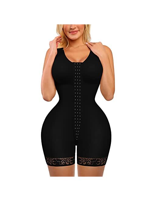 FeelinGirl Tummy Control Fajas Colombianas Reductoras y Moldeadoras Shapewear for Women Butt Lift Full Body Shaper