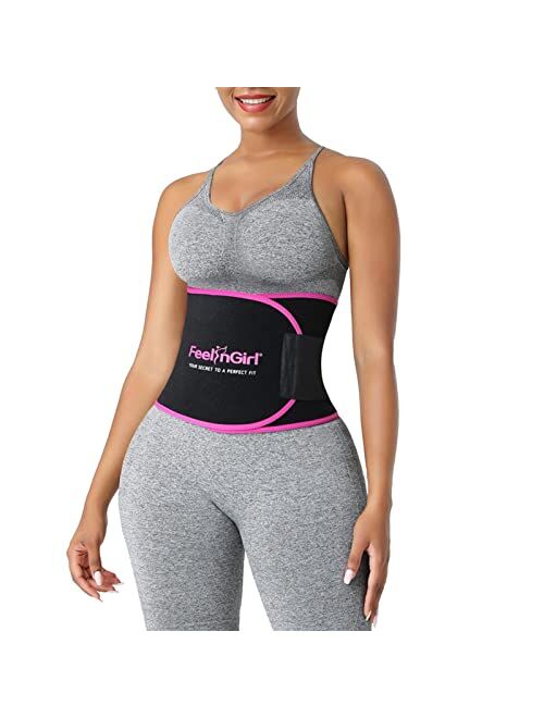 FeelinGirl Neoprene Sauna Belt Womens Waist Trainer Band Waist Trimmer