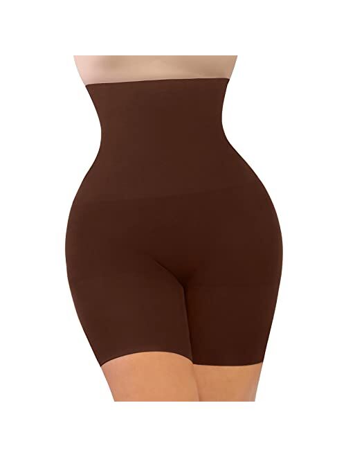 FeelinGirl Seamless Shapewear Shorts for Women Tummy Control Body Shaper Plus Size Faja Butt lifter Panties Thigh Slimmer