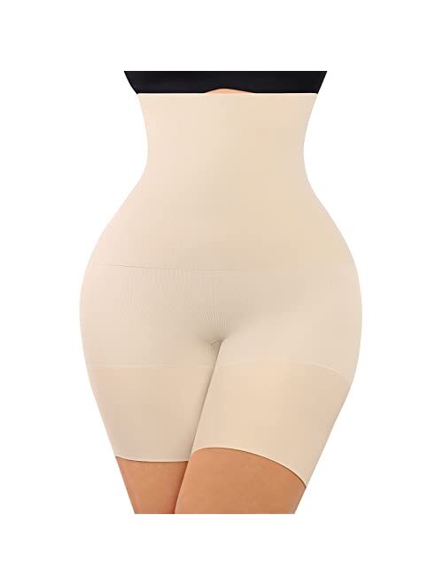 FeelinGirl Seamless Shapewear Shorts for Women Tummy Control Body Shaper Plus Size Faja Butt lifter Panties Thigh Slimmer
