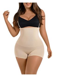 Tummy Control Shapewear for Women High Waisted Underwear Seamless Shapewear Shorts with Removable Straps