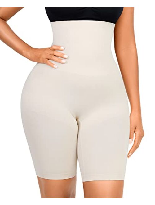 FeelinGirl Shapewear for Women Tummy Control High Waisted Body Shaper Shorts Thigh Slimmer Seamless Underwear Shaper