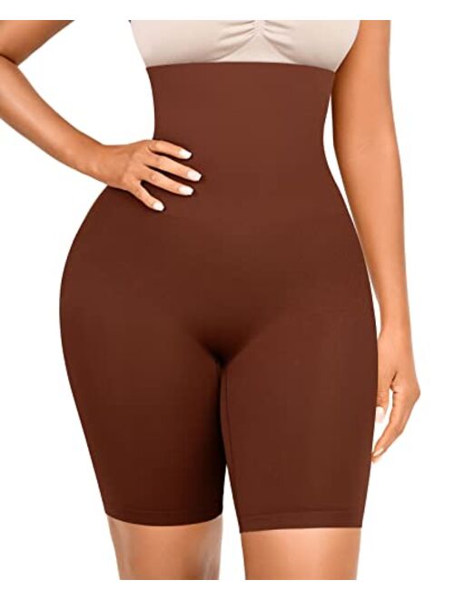 FeelinGirl Shapewear for Women Tummy Control High Waisted Body Shaper Shorts Thigh Slimmer Seamless Underwear Shaper