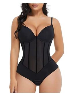 Bodysuit for Women Tummy Control Thong Body Shaper Corset Tops Backless Party Evening Dress Wedding Bodysuits