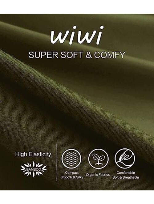 WiWi Women's Bamboo Viscose Joggers Casual Pajama Pants Loose Yoga Bottoms Comfy Lounge Sweatpants with Pockets S-XXL