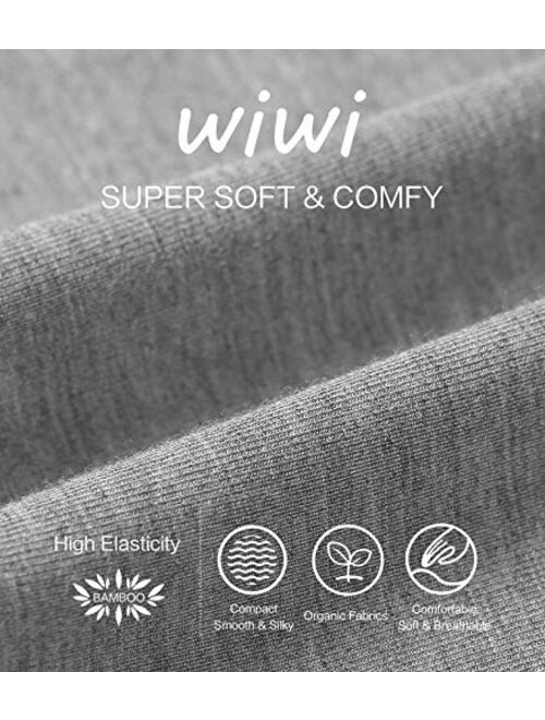 WiWi Bamboo Viscose Pajama Pants for Women Plus Size Lounge Bottoms Lightweight Yoga Jogger Sweatpants with Pocket S-4X