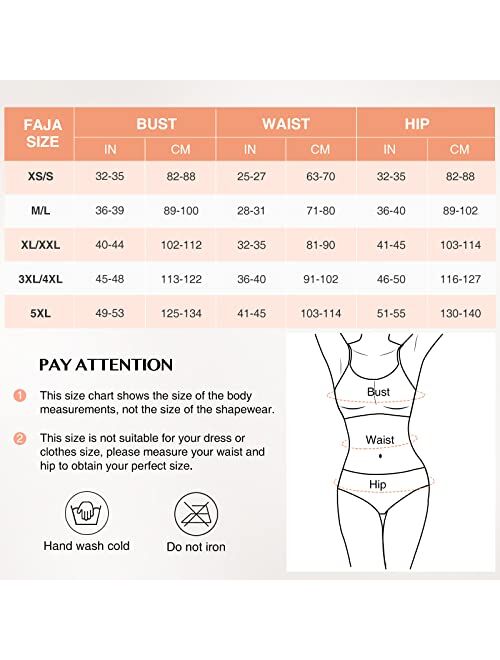 FeelinGirl Shapewear Bodysuit Tummy Control Shapewear for Women Seamless Sculpting Body Shaper