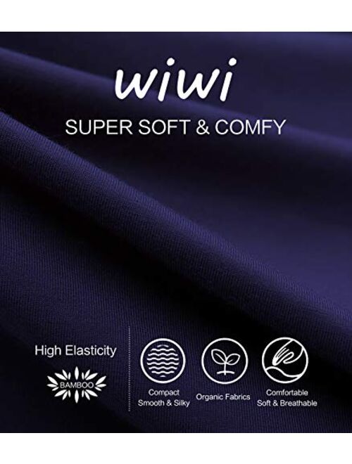 WiWi Pajamas for Women Bamboo Viscose Plus Size Pajama Set Short Sleeve Sleepwear Button Down Loungewear Pjs Shorts Sets S-4X