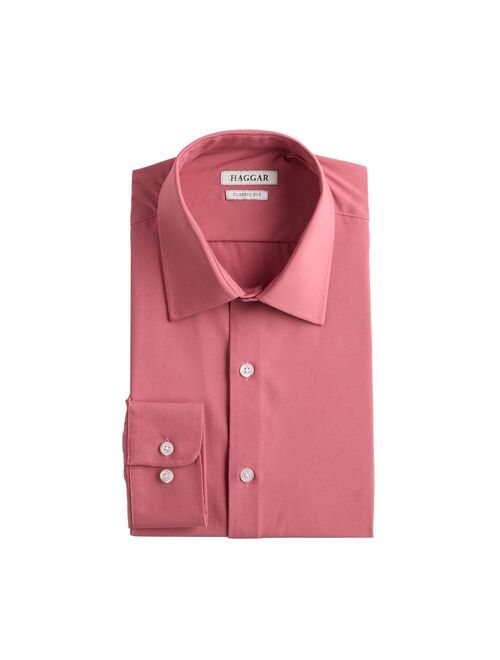 Men's Haggar Classic-Fit Smart Wash Wrinkle Free Dress Shirt