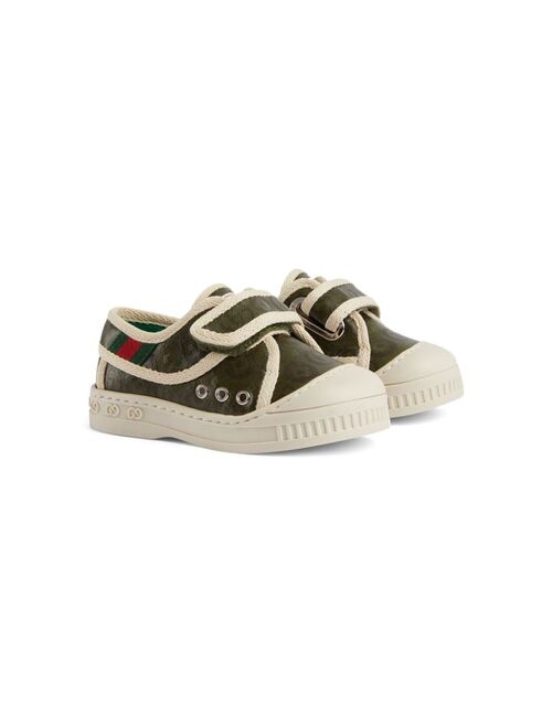 Gucci Kids 1917 Web-stripe panelled sneakers