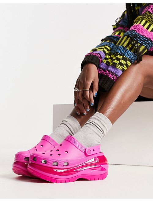 Crocs Mega Crush clogs in juice