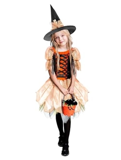 KatchOn, Halloween Toddlers Witch Costumes for Girls | Good Witch Costumes for Toddlers | Girls Halloween Witch Costumes Set