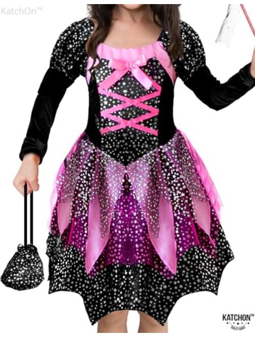 KatchOn, Halloween Toddlers Witch Costumes for Girls | Good Witch Costumes for Toddlers | Girls Halloween Witch Costumes Set